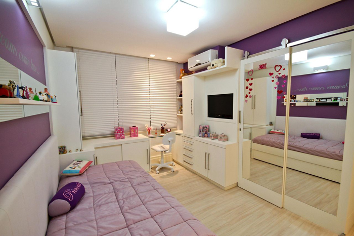 A cor rosa é predominante nos quartos de meninas - Blog da AnjoBlog da Anjo